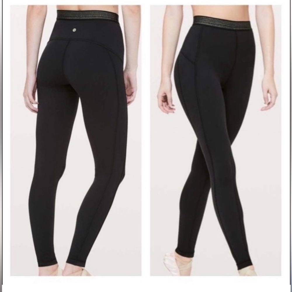 Women's High-Waist Black Performance Leggings